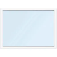 Fenster 180x130 cm, Kunststoff Profil aluplast IDEAL® 4000, Weiß, 1800x1300 mm, einteilig festverglast, 2-fach Verglasung, individuell konfigurieren
