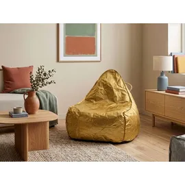 Beliani Sitzsack DROP Gold