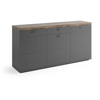 set one by Musterring Sideboard Lancaster Dekor Grau