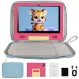 BUFO 10 Zoll Dual-Kamera 8+5MP Wi-FI 6/BT 5.3 Elternkontrolle Kinder Tablet (128 GB) blau|rosa