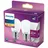 Philips LED-Lampe Classic Candle 4,3W E27 40W warmweiß 2 St.
