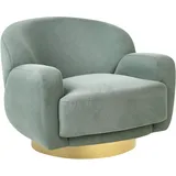 Beliani Sessel LEJRE Stoff 72 x 71 x 70 cm Hellgrün