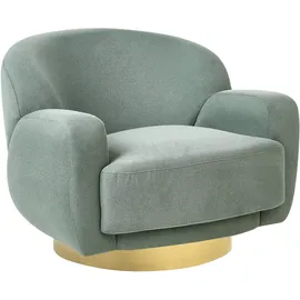Beliani Sessel LEJRE Stoff 72 x 71 x 70 cm Hellgrün