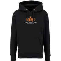 Alpha Industries Basic Rubber Kapuzenpullover Black XL
