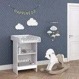 Vicco Leo weiß Baby Wickelregal Babymöbel Kommode Wickelkommode