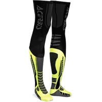 Acer Acerbis X-Leg Pro Socken, schwarz-gelb, Größe L/XL