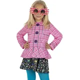 Metamorph Harry Potter – Luna Lovegood Kostüm für Kinder Kindergröße: 140-152 - Rosa