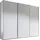 STAUD Schwebetürenschrank Sinfonie Plus 249 x 240 x 68 cm Weiß