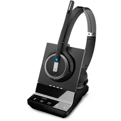 EPOS IMPACT SDW 5066, Beidseitiges kabelloses DECT-Headset Triple-Konnektivität, Noise Cancelling-System, Optimiert für UC und mit Skype for Business-