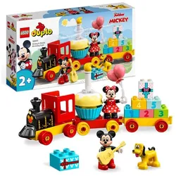 LEGO DUPLO | Disney 10941 Mickys und Minnies Geburtstagszug, Spielzeugzug