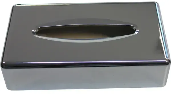 Kosmetiktuchspender Kosmetikbox, chrom zur Aufnahme einer Box mit 100 Tüchern