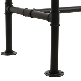 Mendler Bartisch HWC-N21 108 x 120 x 61 cm Braun