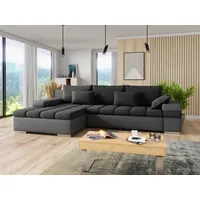 Mirjan24 Ecksofa Bangkok, Stilvoll L-Form Sofa mit Schlaffunktion und Bettkasten, Wohnlandschaft (Seite: Links, Soft 029 + Couches, Wohnlandschaften, Ecksofas