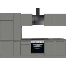 OPTIFIT Küchenzeile Bern 300 cm grau