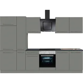 OPTIFIT Küchenzeile Bern 300 cm grau
