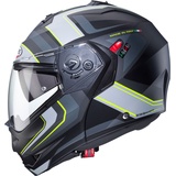 Caberg Duke X Tour, Klapphelm - Matt Schwarz/Hellgrau/Neon-Gelb - S