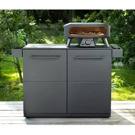 cozze Pizzaofen Black Edition, inkl. Pizzastein, 43 cm, 17" ca. B58,5/H29,5/T58,5 cm