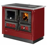 Justus Küchenofen Rustico 90 2.0 Stahl Rot 7 kW