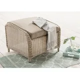Destiny Fußhocker CASA 66 x 38 x 54 cm Beige