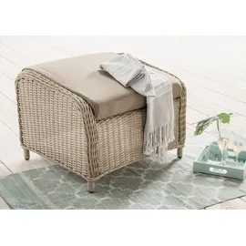 Destiny Fußhocker CASA 66 x 38 x 54 cm Beige