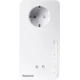 devolo WiFi Repeater+ ac (1200Mbit, 2X LAN, WPS, MU-MIMO, WLAN Verstärker)