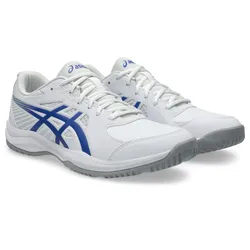 Tennisschuh ASICS "COURT SLIDE 4", Gr. 48, weiß, schwarz cobalt, Synthetik, sportlich, Schuhe, Multicourt-Schuhe
