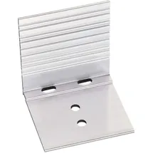 Scobalit Abrutschwinkel Haltewinkel preßblank Alu für 16/25 mm Stegplatten