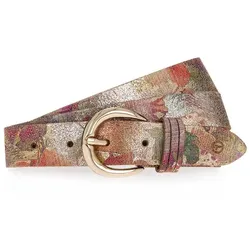 Tamaris Gürtel Leder multicolour-gold 75 cm