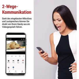 EMOS GoSmart Indoor Überwachungskamera 4MP Weiß/Schwarz
