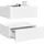 Woltu Nachtschrank 2er Set 40 x 14 x 30 cm Weiß