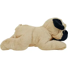 l und b plüsch L&B Mops 23 cm Beige