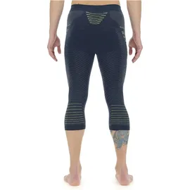 Uyn Resilyon 3/4 Funktionsunterhose Herren dark blue/yellow XXL