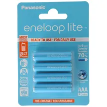 Panasonic eneloop lite Micro AAA LR03 Akku,