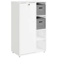 SoBuy Badezimmerschrank BZR218-W (30 x 50 x 85 cm,