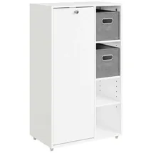 SoBuy Badezimmerschrank BZR218-W (30 x 50 x 85 cm,