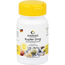 Kupfer 2mg aus Kupfergluconat 100 ST