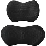 vidaXL Nackenkissen 47 x 24 x 11 cm Schwarz