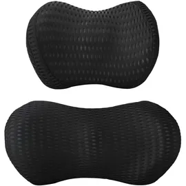 vidaXL Nackenkissen 47 x 24 x 11 cm Schwarz