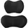vidaXL Nackenkissen 47 x 24 x 11 cm Schwarz
