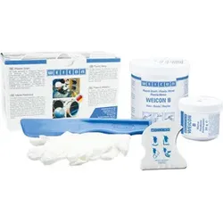 WEICON B, stahlgefülltes Epoxidharz-System für Reparatur und Formgebung, 0,5 kg, dunkelgrau