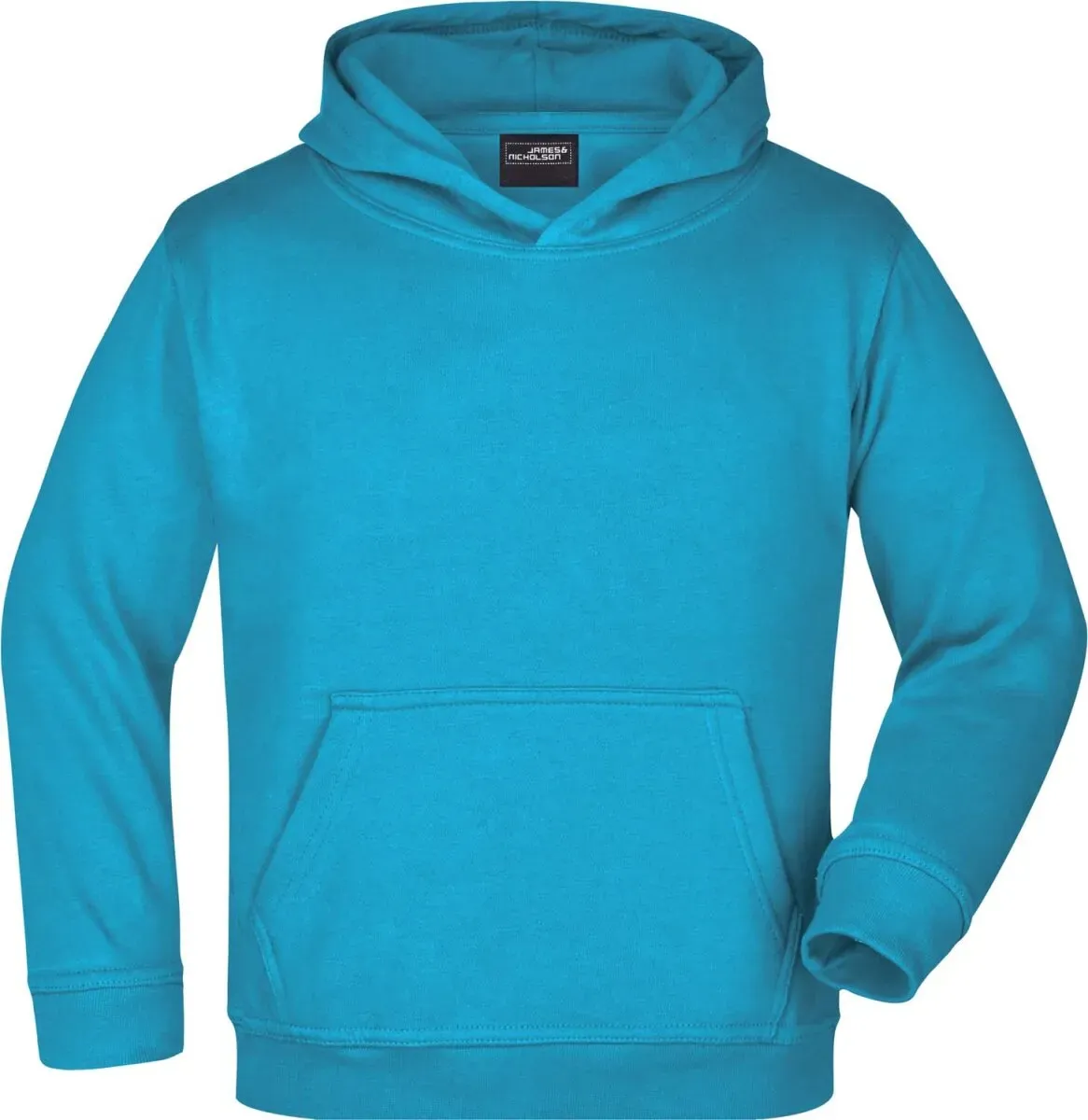 James & Nicholson Kinder Kapuzen Sweater Hoodie JN047K turquoise L