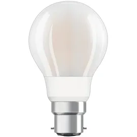 LEDVANCE Smarte LED-Lampe mit Wifi Technologie, Sockel B22d, Dimmbar, Warmweiß (2700K), Birnenform, Matt, Ersatz für herkömmliche 60W-Glühbirnen, steuerbar mit Alexa, Google & App, 1er-Pack
