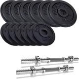 ScSPORTS®Kurzhanteln 27kg 30mm Kurzhantel Hantel Set Gewichte Gusseisen Hanteln