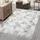 Carpet City "ANTIK231", grau, B:160cm H:10mm L:230cm, Polyester, Teppiche, Kurzflor, 3D-Optik, Klassisch-Modern für Wohnzimmer, Schlafzimmer