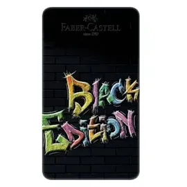 Faber-Castell Buntstifte Black Edition 12er Metalletui