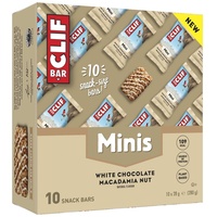 Clif Bar Unisex Clif Bar MINI Riegel White Chocolate Macadamia Nut Minis, 10 x