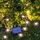 Spetebo Solarleuchte schwarz 10er Set Mini Gartenstrahler warm weiß