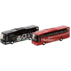 GOKI 12097 Reisebus MB Travego aus Spritzguss, 1:60, 2-fach sortiert