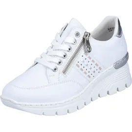 Rieker Sneaker Low Weiß/Rose 40
