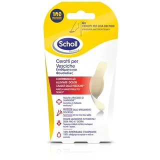 Scholl Cerotti Vesciche Dita Piedi 6 pz Cerotto